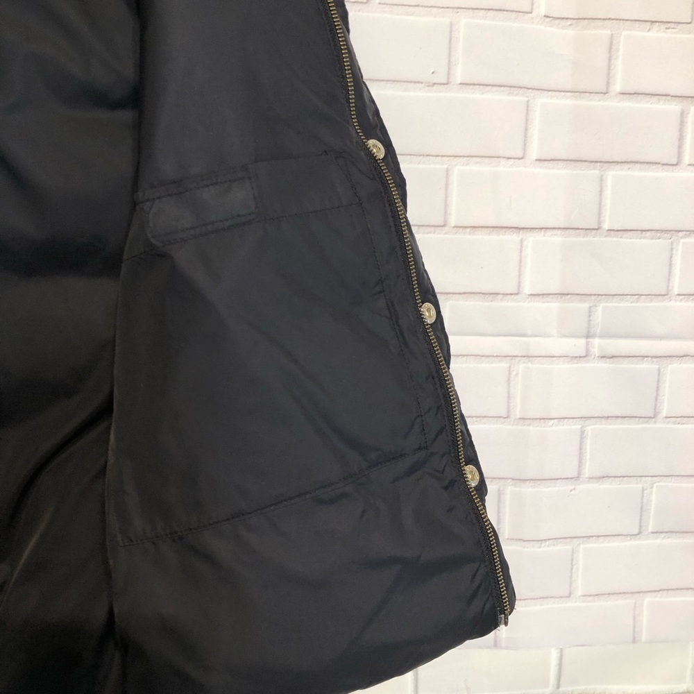 Banana Republic Men's Quilted Black Down Puffer Zip Front/Button Vest Jacket M - Picture 11 of 14